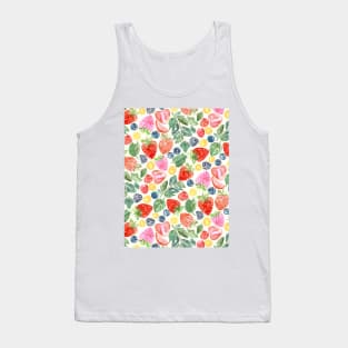 Summer Berries Pattern Tank Top